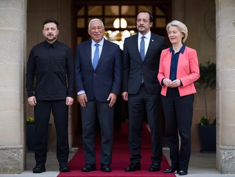 Зеленский встретился с лидерами ЕС на Кипре - говорили о боевой авиации и перемирии