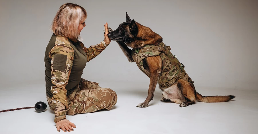 Кинологиня, которая создала первый в Украине бронежилет для собак: Хотела защитить свою собаку