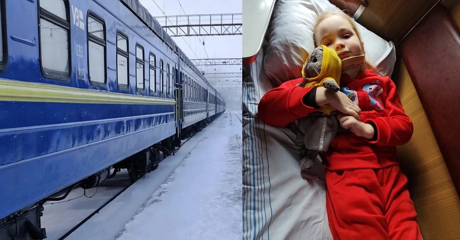 На Хмельниччині позапланово зупинили поїзд, аби хвора дівчинка дісталася 