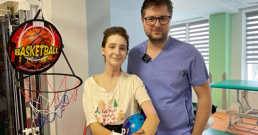 Во Львове медики готовят к выписке девочку, пострадавшую в результате ракетного удара по Тернополю