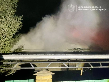 Росіяни за ніч декілька разів вдарили по Запоріжжю і Вільнянську