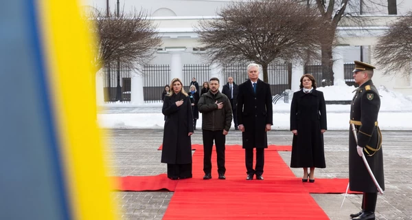 Зеленські прибули до Вільнюсу на захід по річниці Січневого повстання
