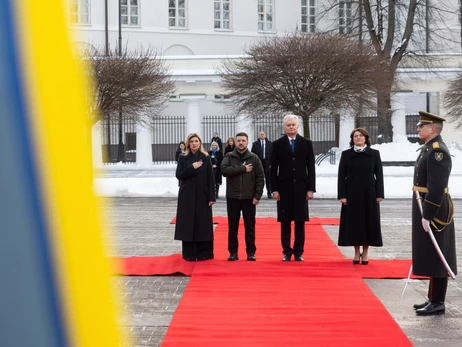 Зеленські прибули до Вільнюсу на захід по річниці Січневого повстання