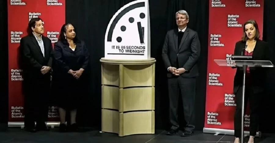 До ядерної катастрофи залишилося 85 секунд - стрілки Годинника Судного дня перевели на 4 секунди вперед