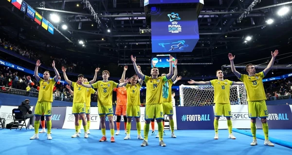 Сборная Украины по футзалу вышла в четвертьфинал Евро-2026