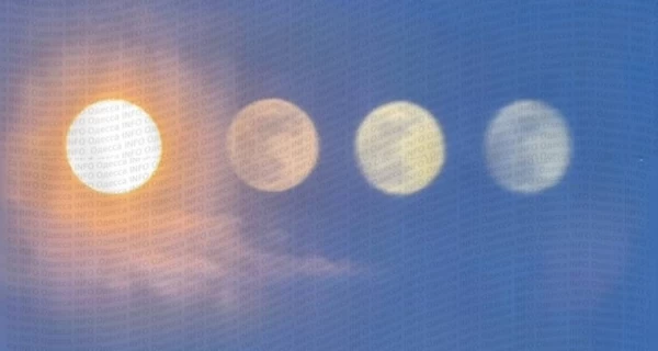 Над Украиной видели несколько Лун одновременно — эффект создался из-за морозов