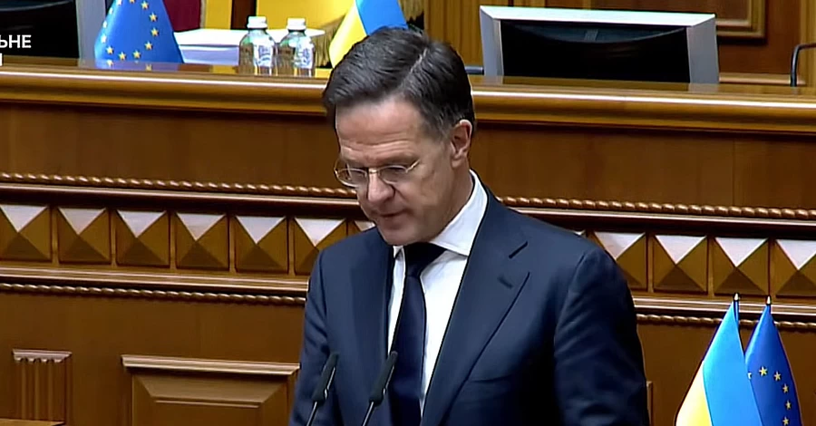 Как только будет мирное соглашение, в Украине появятся самолеты и поддержка на море, - Рютте в Верховной Раде