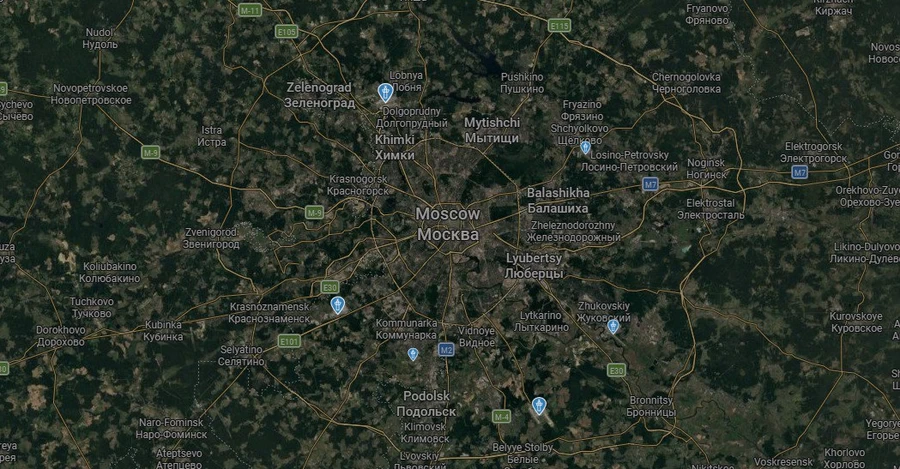 У Москві заявили, що за годину їх намагалися атакувати десять дронів