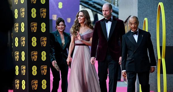 Принц Вільям та Кейт Міддлтон зненацька з'явилися на кінопремії BAFTA
