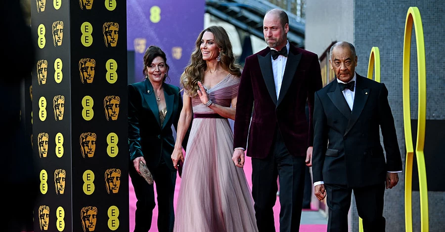 Принц Вільям та Кейт Міддлтон зненацька з'явилися на кінопремії BAFTA