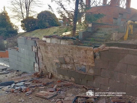 Сбитый российский дрон упал в 10 метрах от дома мэра Днепра 