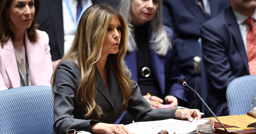Меланія Трамп на Радбезі ООН говорила про ШІ, дітей та «мир через освіту»