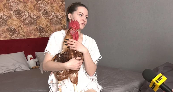 Спить на подушці і кукурікає о 8-й ранку: як живе квартирний півень Ципа з Житомира