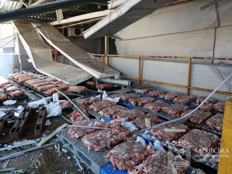 У Харкові «шахед» вдарив по харчовому підприємству, є загиблі та поранені