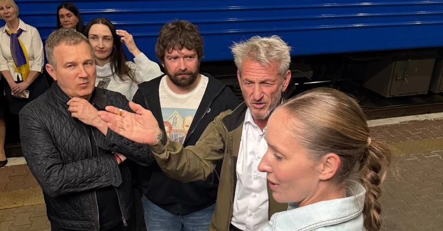 Шонн Пенн вместо церемонии вручения 