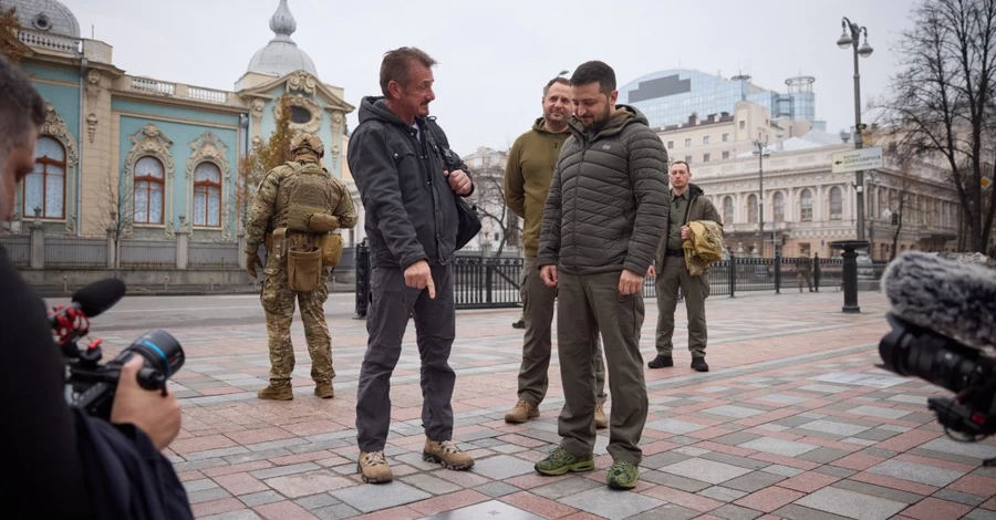 Історія дружби Володимира Зеленського та Шона Пенна