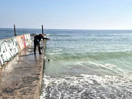 В Одесі зафіксовано забруднення моря: на воді - жовті плями із запахом соняшникової олії