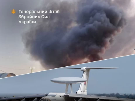 Силы обороны повредили российский самолет А-50, ударив по авиаремонтному заводу в Новгородской области