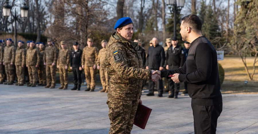 Впервые в истории женщина-нацгвардеец получила звание Героя Украины