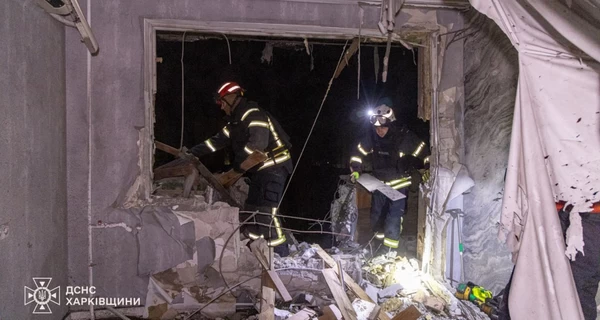 Ночная атака на Харьков: ракета ударила в жилой дом, пострадали люди
