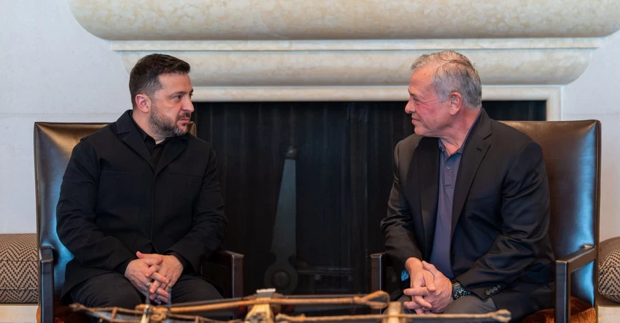 Зеленський та король Йорданії обговорили оборонний альянс
