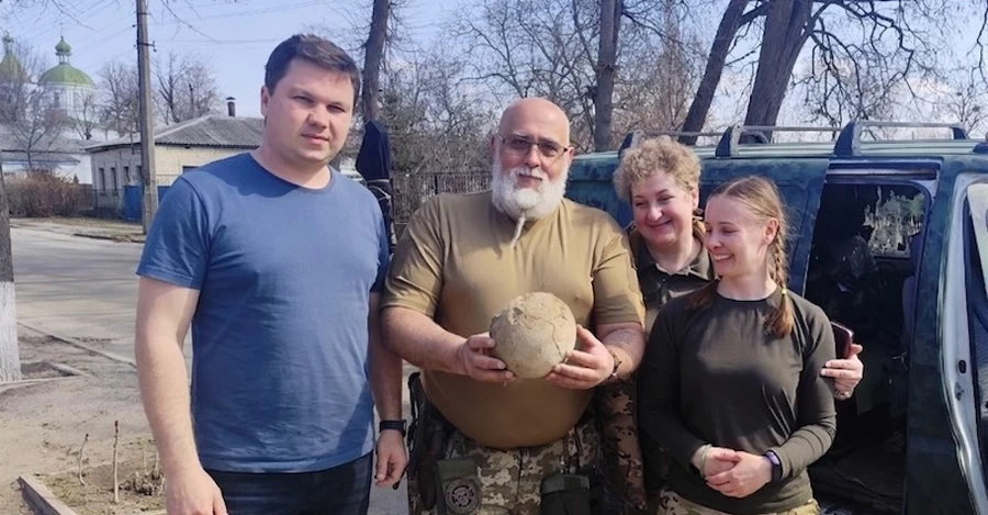 У Переяславі військові знайшли кістку мамонта віком 25 тисяч років