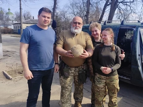 В Переяславе военные нашли кость мамонта возрастом 25 тысяч лет