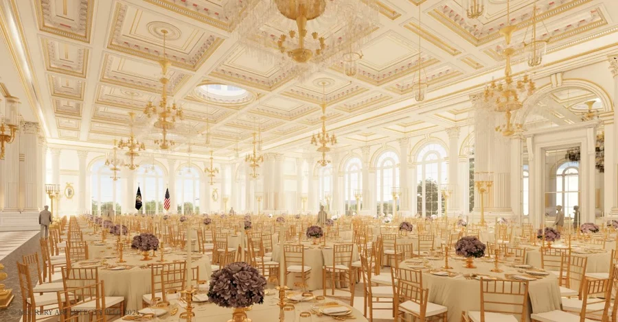 Трамп висміяв рішення суду зупинити будівництво його бальної зали у Білому домі