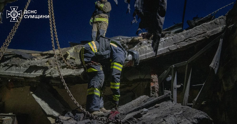 Количество раненых в результате удара РФ по Сумам возросло до 16 человек, среди них - ребенок