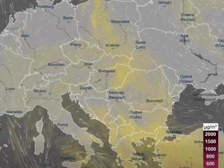 Пыль из Сахары накроет часть Украины вместе с Европой