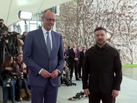 Зеленский в Берлине встретился с Мерцем  