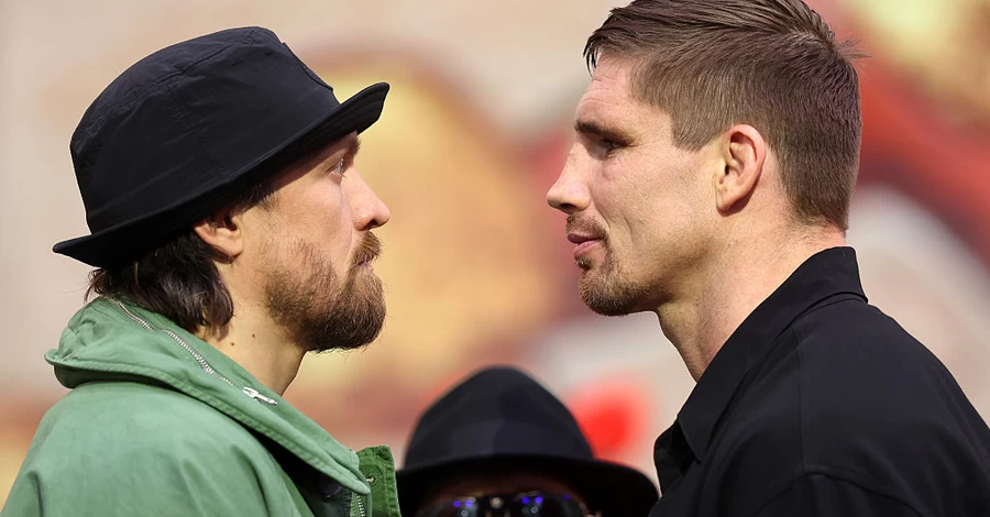 Усик та Верховен провели першу дуель поглядів у Лондоні 