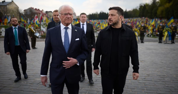 Король Швеции Карл XVI Густав прибыл в Украину впервые с начала полномасштабной войны