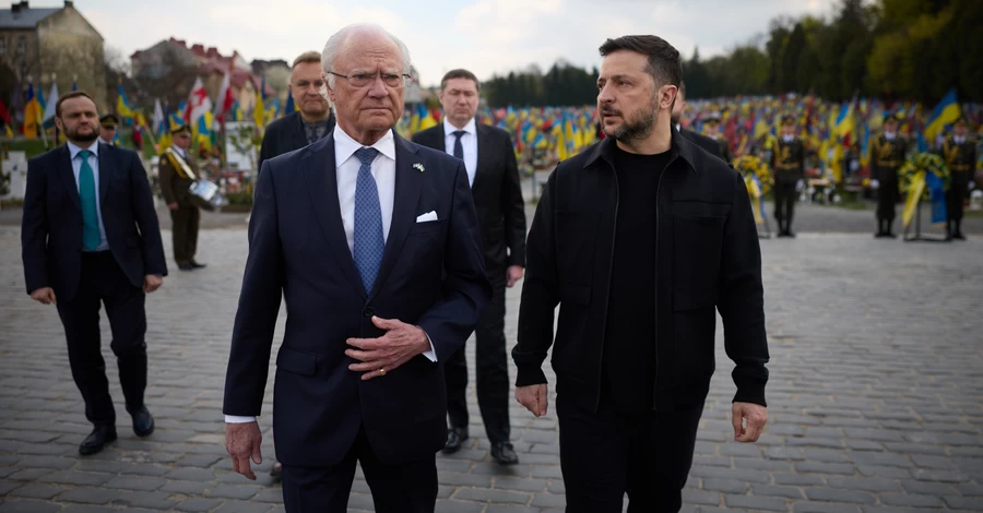 Король Швеции Карл XVI Густав прибыл в Украину впервые с начала полномасштабной войны