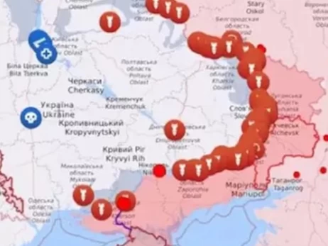 Карта боевых действий в Украине 21.04.2026