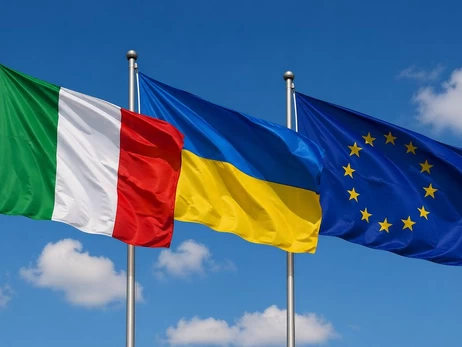 В Италии во время празднования напали на людей с украинскими флагами