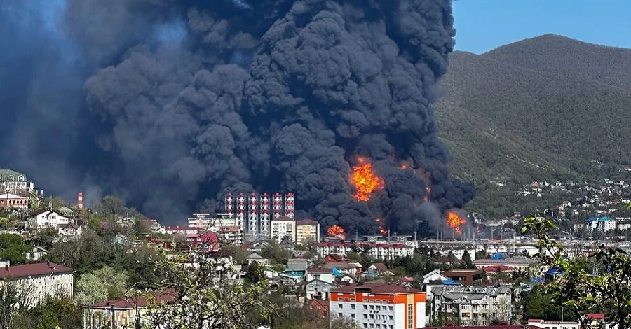 Екологічна катастрофа в Туапсе - горять дороги та зникла вода
