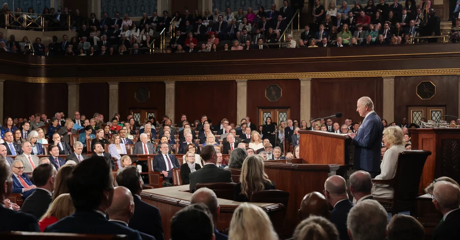 Король Чарльз III в Конгрессе США заявил о необходимости «непреклонной решимости для защиты Украины»