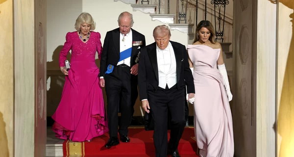 Прийом на честь короля: Меланія - в Dior, серед гостей - мільярдери, на десерт - торт у формі вулика