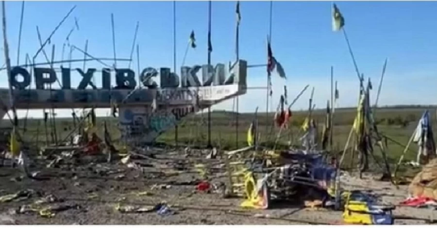 Росіяни обстріляли символ Запорізької області - Оріхівську стелу