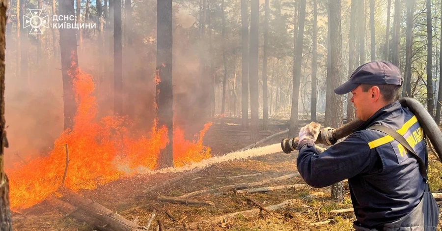 Лісова пожежа у Чорнобилі продовжує поширюватися, цьому сприяє погода