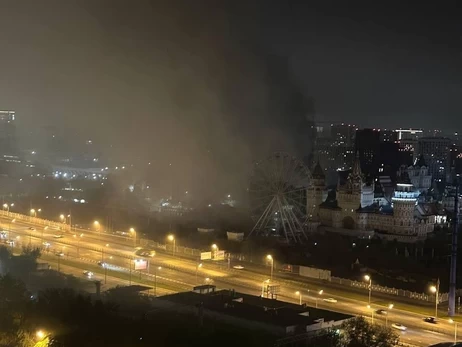 Ночью в Москве пылал «Кремль в Измайлово»