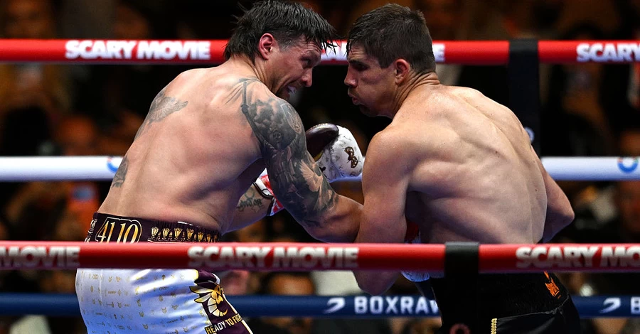 Усик відправив Верховена в нокдаун, захистивши звання чемпіона світу з боксу