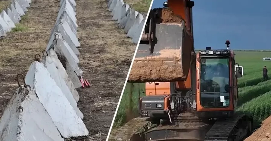 Одесса готовится к круговой обороне – военные показали, как возводят многокилометровые противотанковые рвы