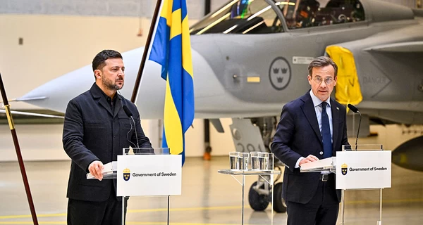 Україна отримає перші шведські винищувачі Gripen на початку 2027 року, вони допоможуть від КАБів
