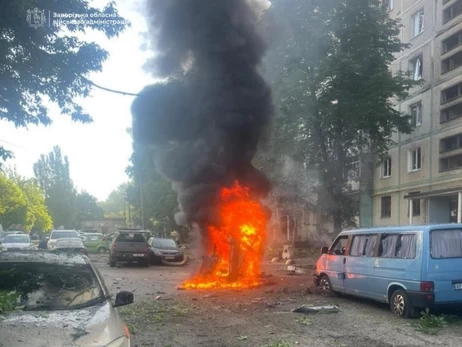 Армія РФ повторно вдарила по Запоріжжю, поранено 5 людей