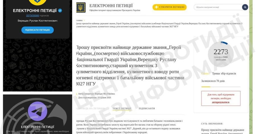 Шахраї маскують фішингові атаки під петиції про загиблих захисників, - ЦПД  