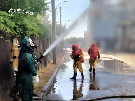У Запоріжжі після атаки РФ стався витік аміаку - хмару локалізовано, загрози для людей немає