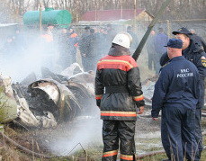 Под Казанью упал вертолёт 