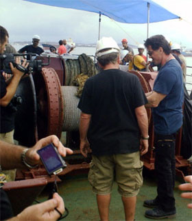 Сталлоне снимает фильм про пиратов на российском сухогрузе «Игарка» 